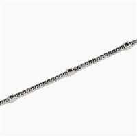 Bracciale Mabina Uomo Gentleman in Argento Zircone 533821 - 533821